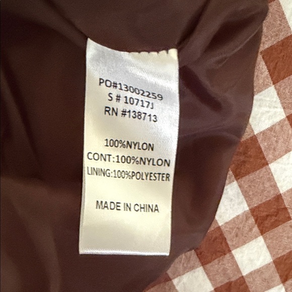 Doe & Rae Brown Quilted Tie-Front Vest medium - Picture 6 of 11